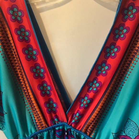 Like New She's Cool bright color dress/swim cover - Picture 3 of 6